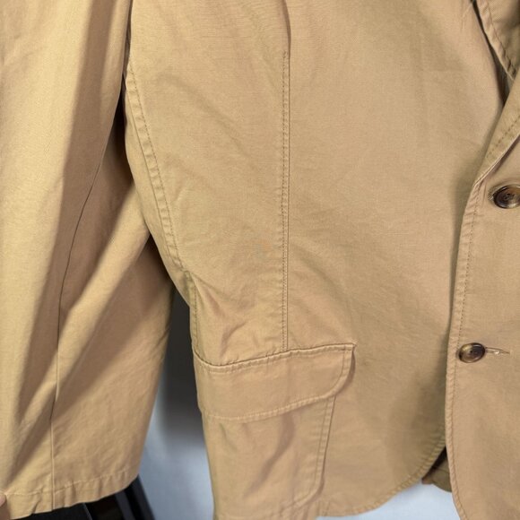 Mossimo Womens Blazer Jacket Large Camel Brown 2 Button Smart Casual Pockets - Picture 5 of 12